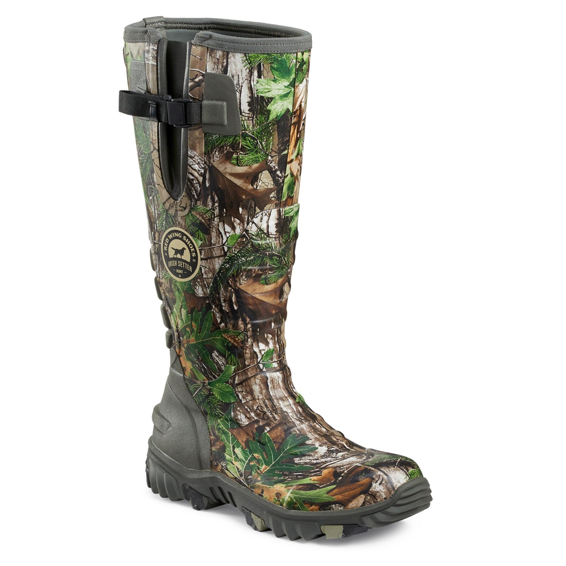 Irish Setter Boots by Red Wing Shoes Men's Rutmaster 2.0 Waterproof Hunting Boot - Green/Camo