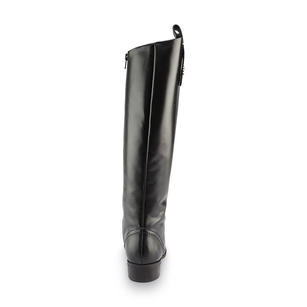 Capodarte Women's Mariana Black Knee-Height Leather Boot