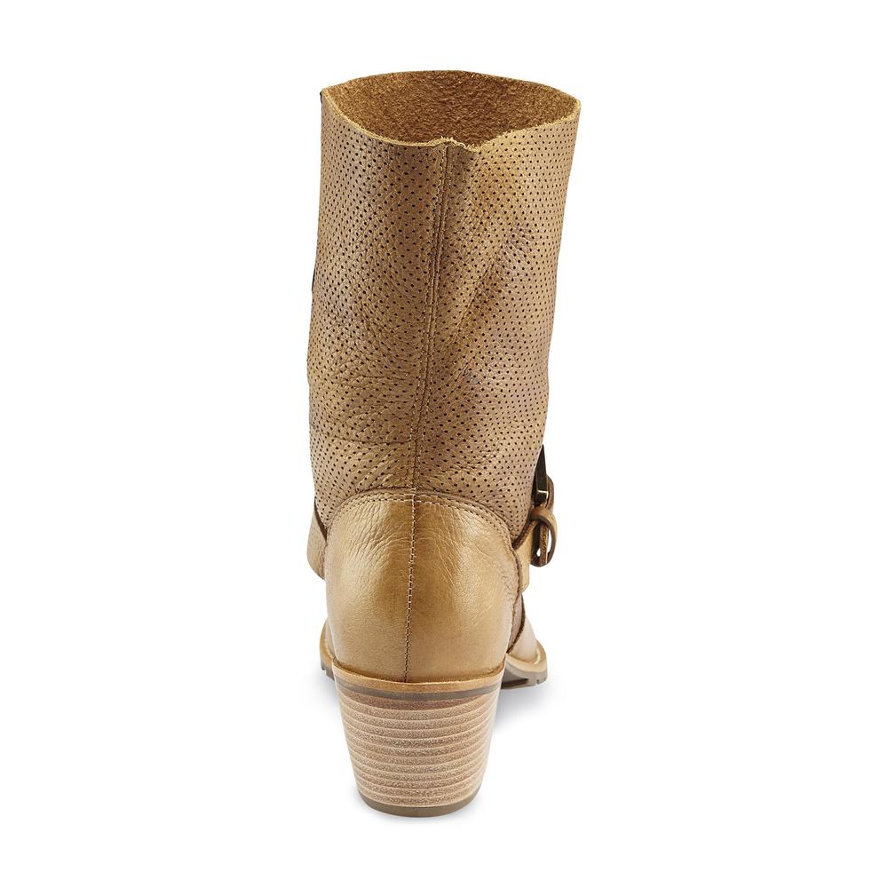 Dumond Women's Luiza Leather Western Boot - Brown