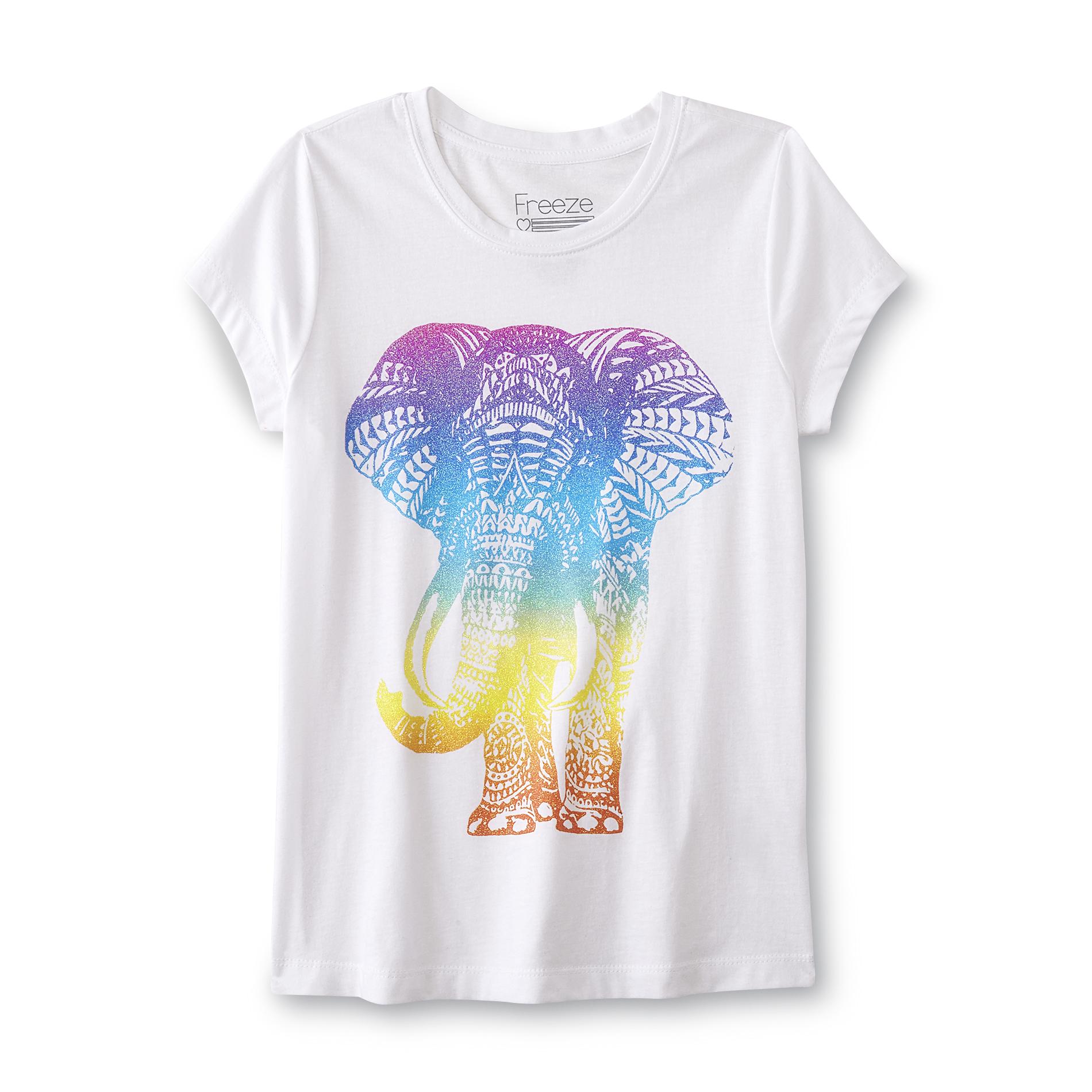 Girl's Short-Sleeve Top - Elephant