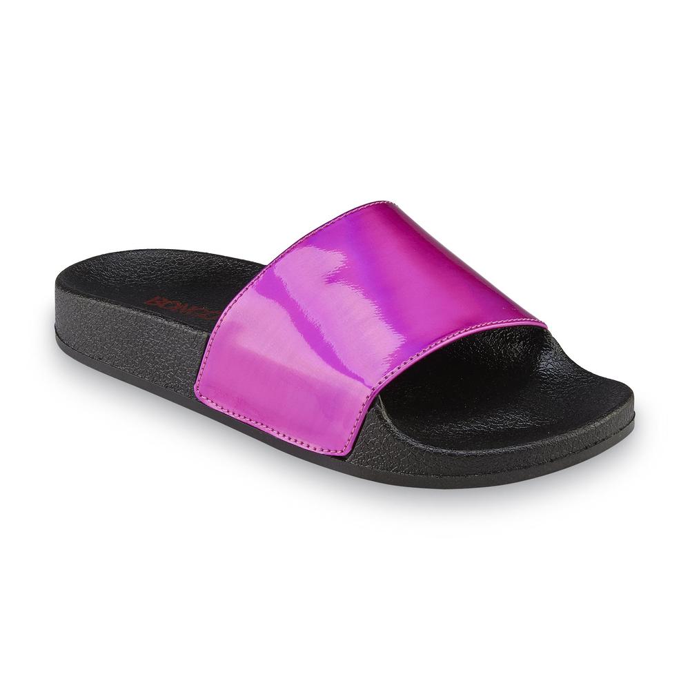 Bongo Women's On Deck Pink Slide Sandal