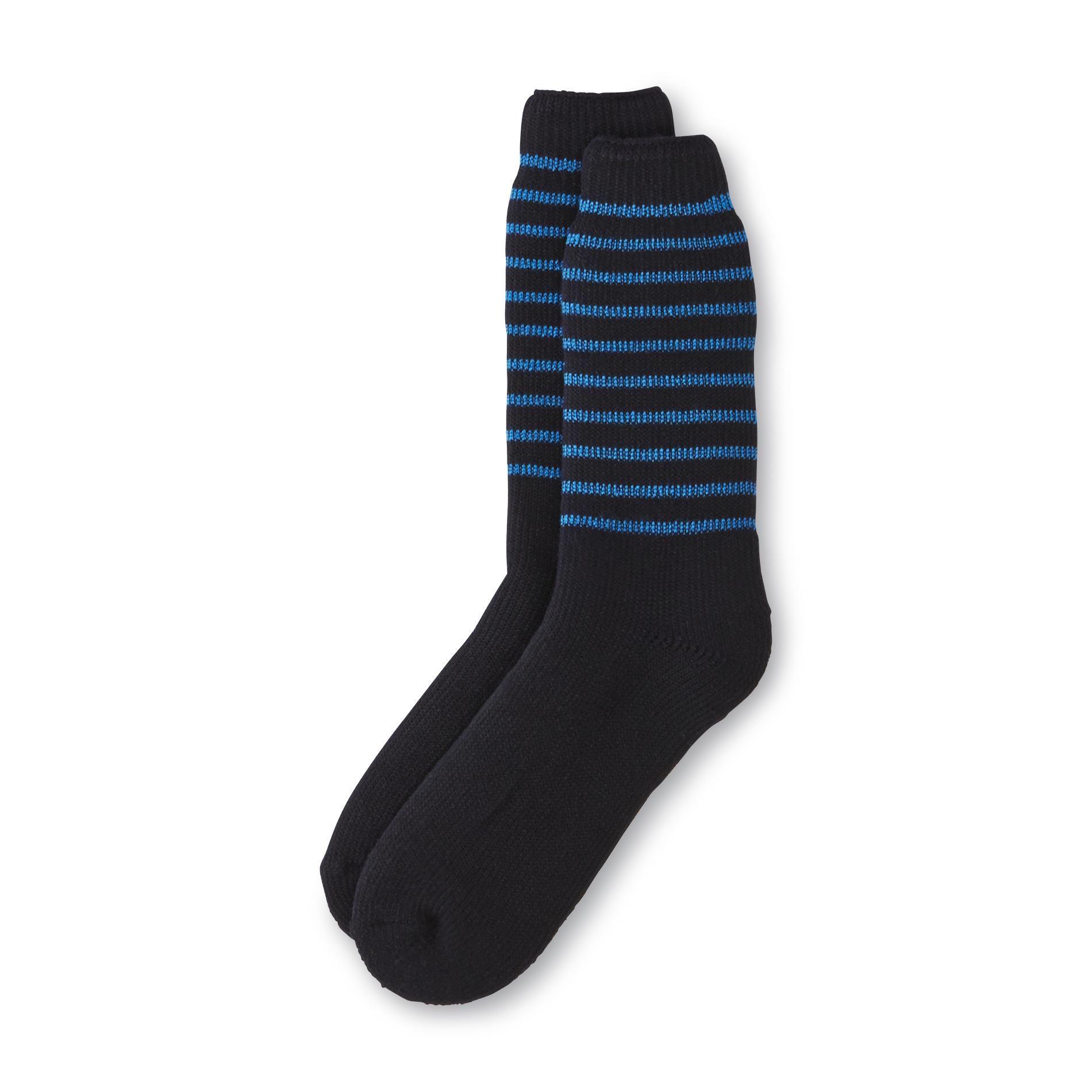 Kodiak Men's Heat Plus Thermal Crew Socks Striped