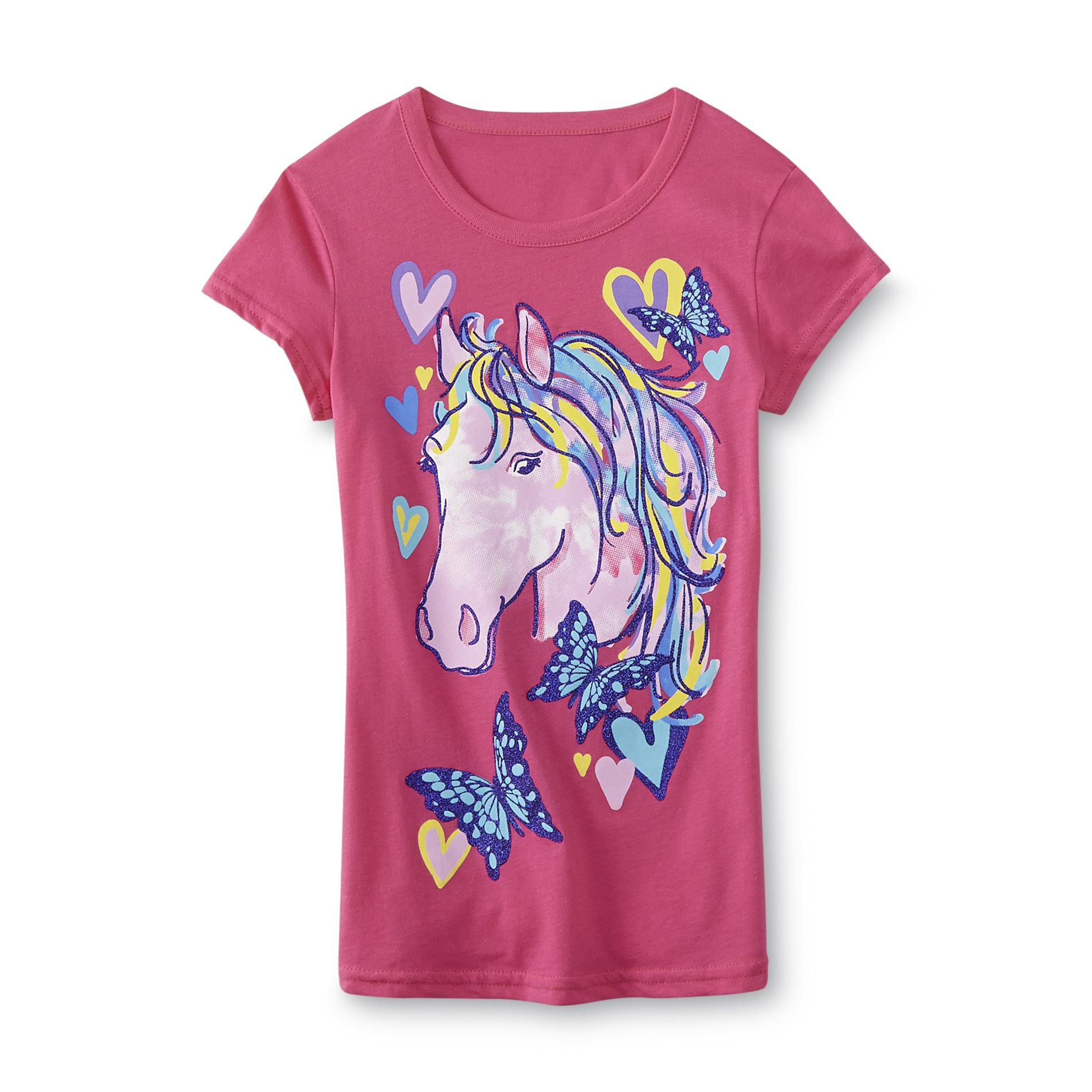 Route 66 Girl's Graphic T-Shirt - Horse