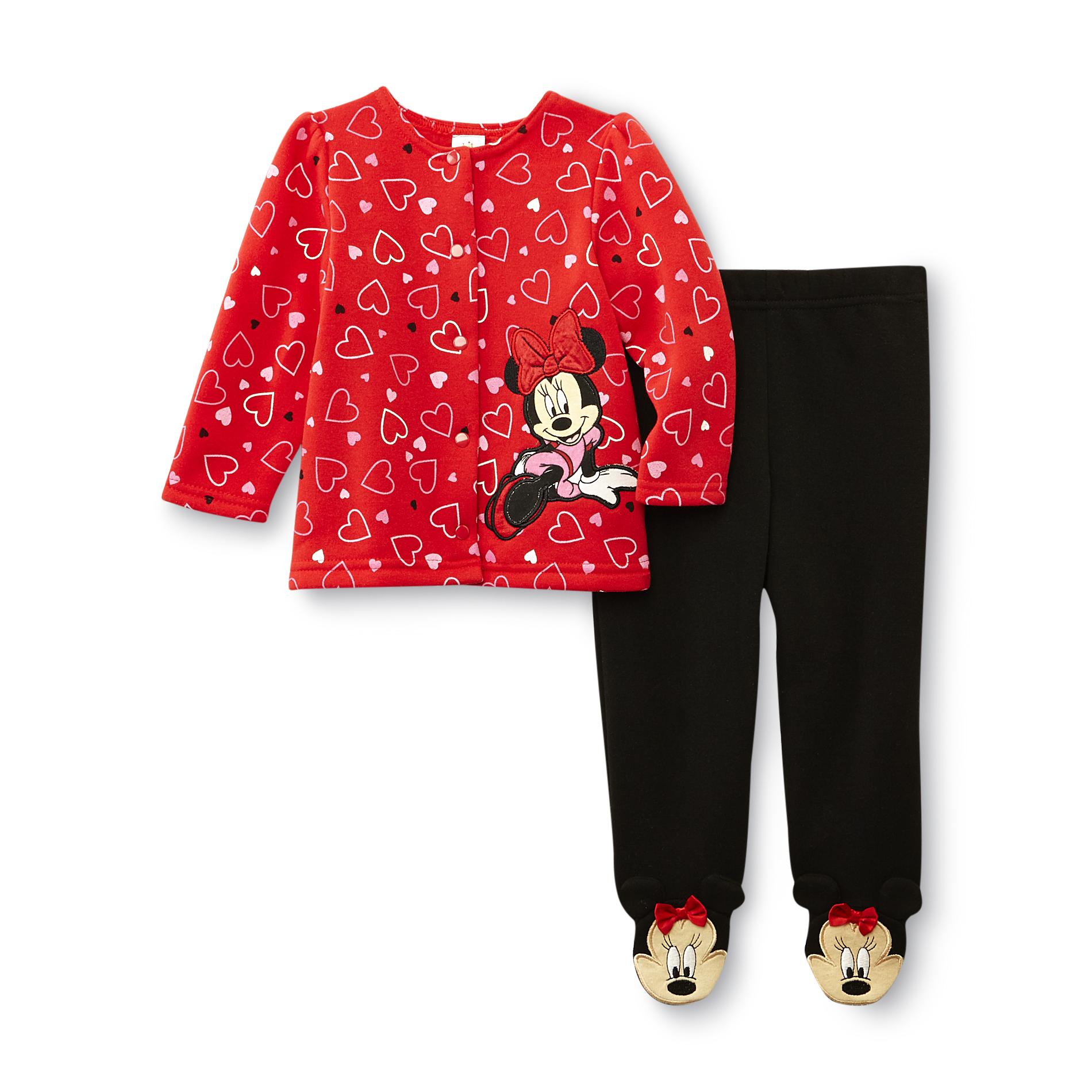 Disney Minnie Mouse Newborn Girl's Sweatshirt & Sweatpants
