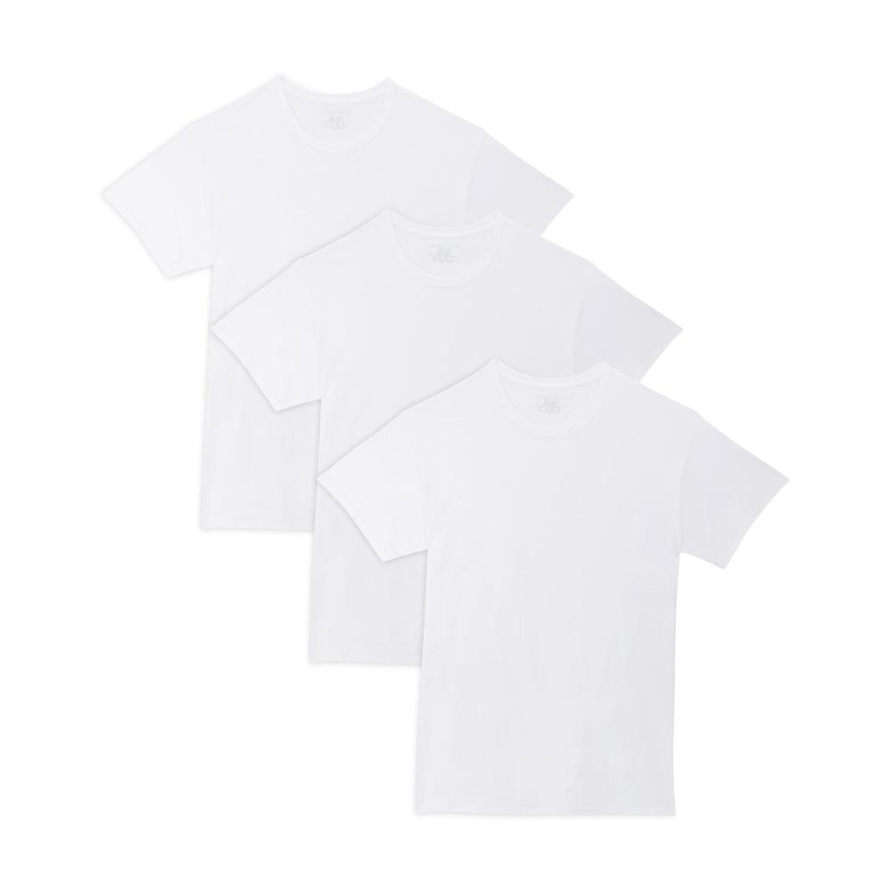 Fruit of the Loom Men's Big & Tall 3-Pack Crew Neck T-Shirts