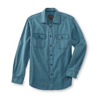 Northwest Territory Men's Big & Tall Crosshatch Button-Front Shirt - Kmart