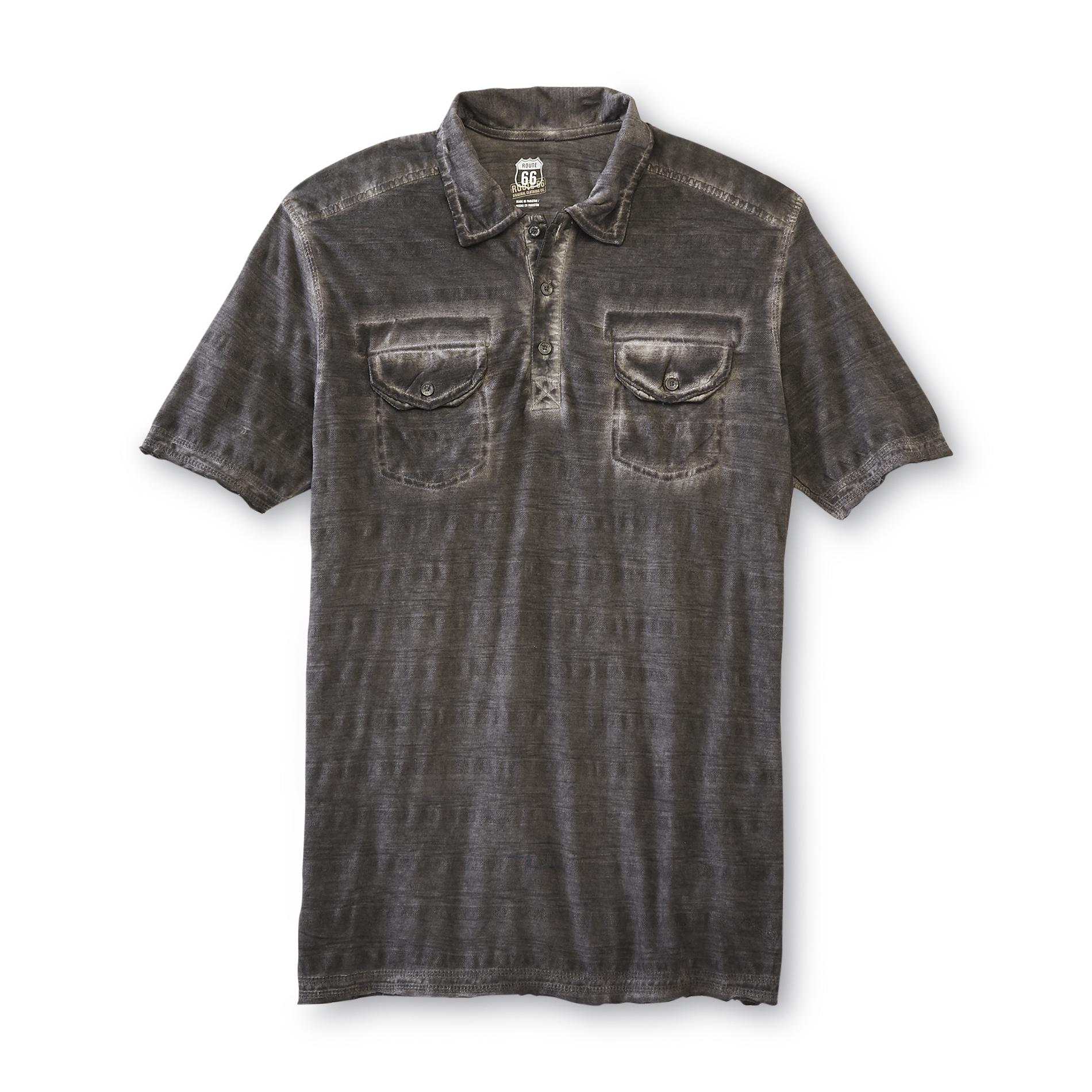 Route 66 Men's Weathered Polo Shirt
