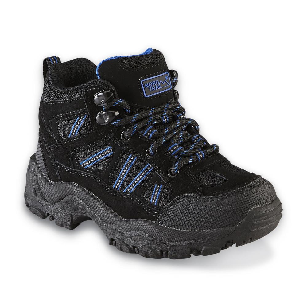 Nord Trail Boy's Hunter Black/Blue High-Top Hiking Shoe