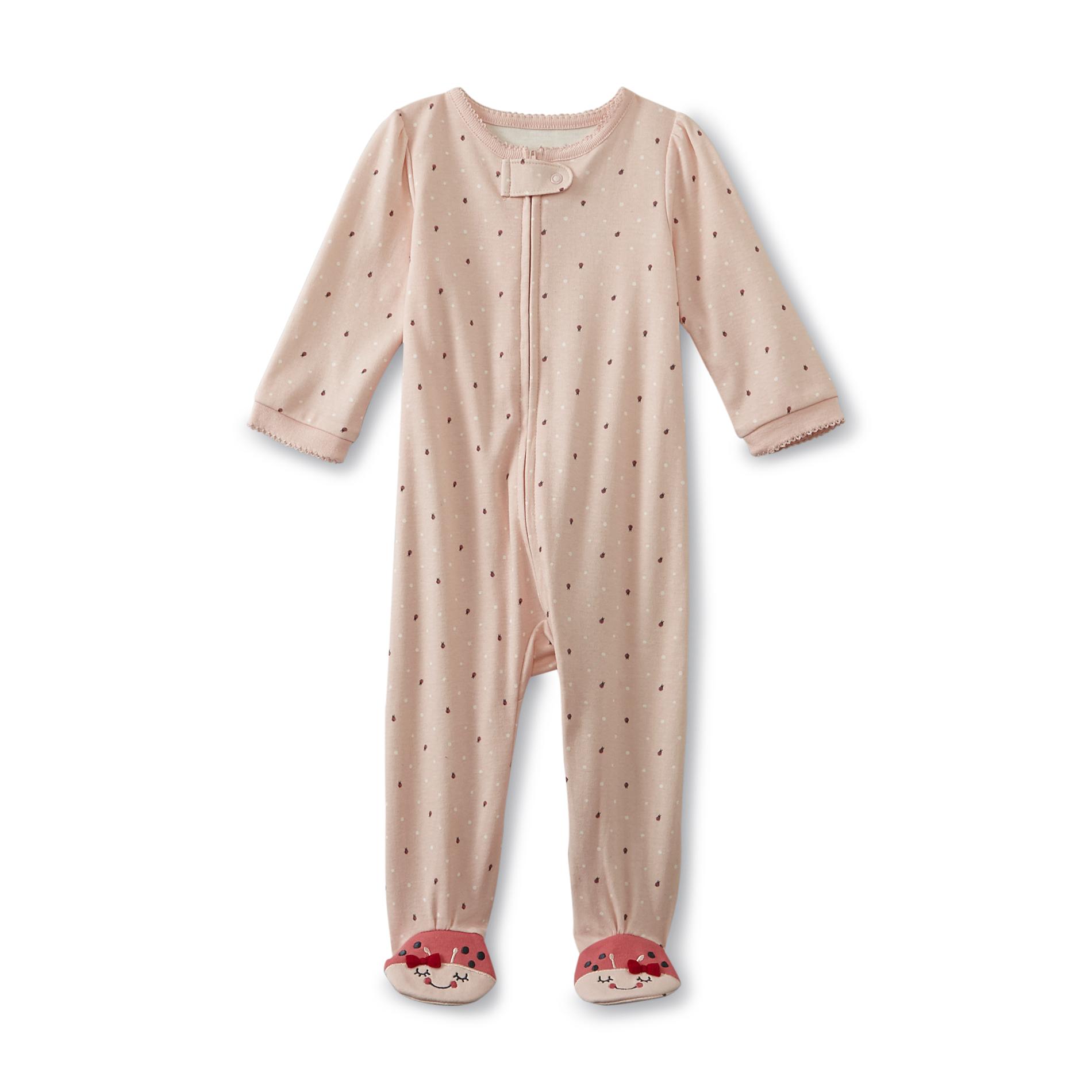 Little Wonders Newborn & Infant Girl's Sleeper Pajamas - Ladybug
