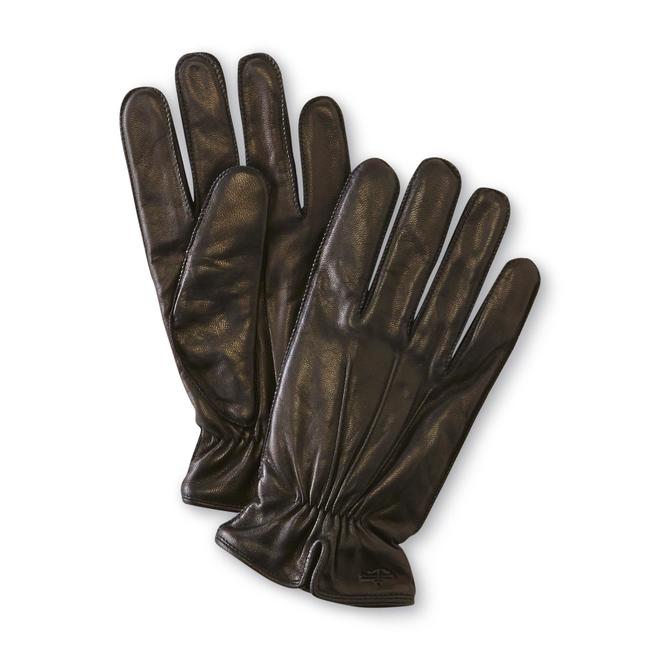 Dockers Men's FleeceLined Leather Gloves