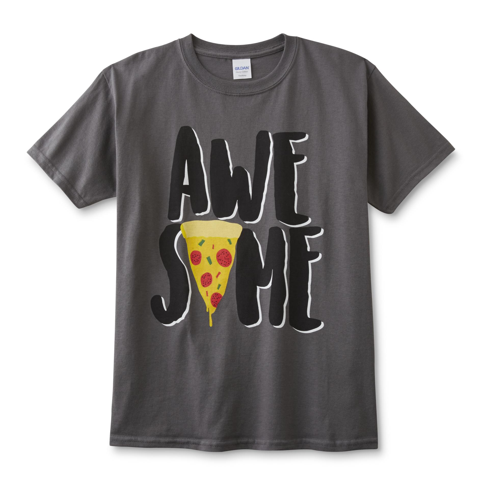 Screen Tee Market Brands Boys' Graphic T-Shirt - Awesome Pizza