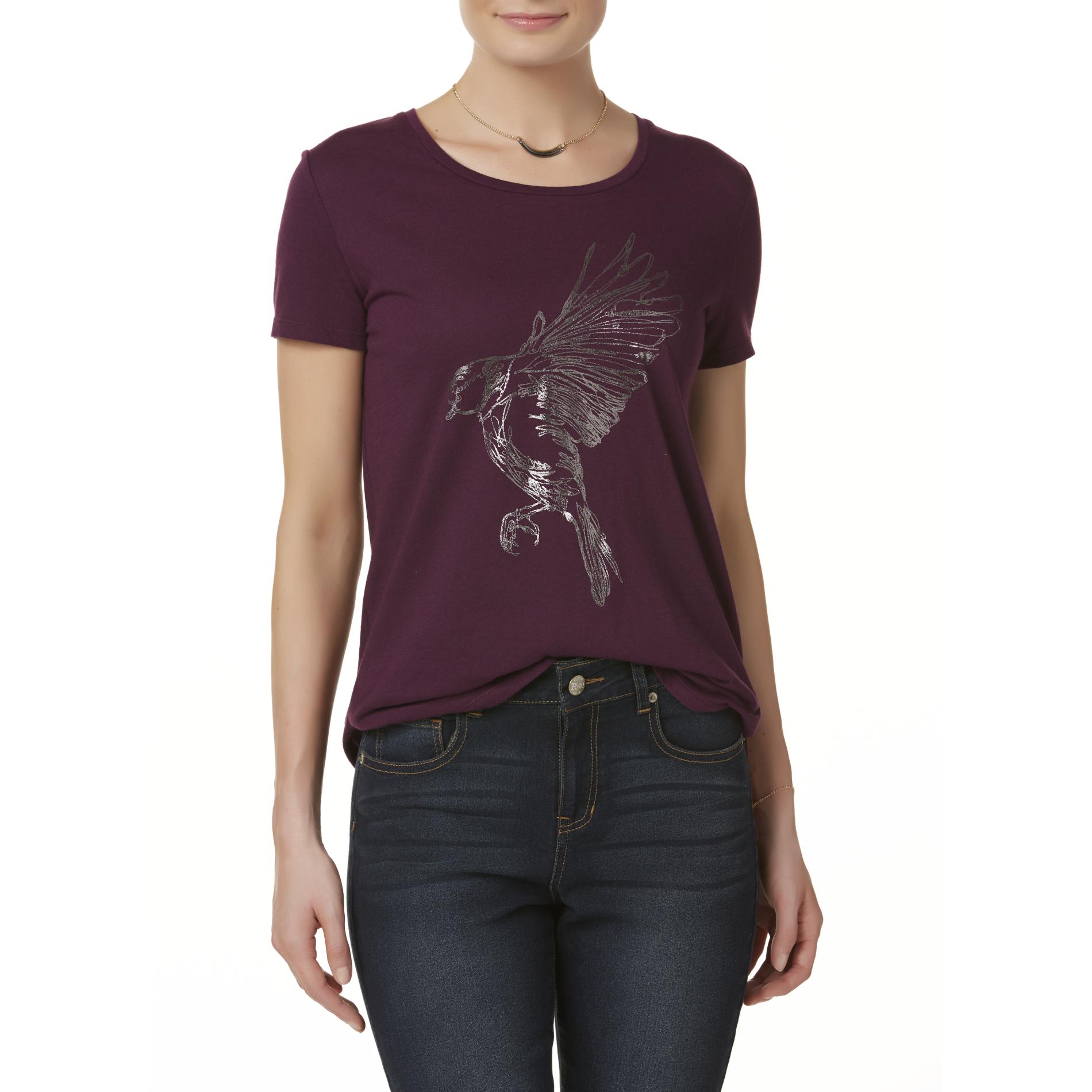 Simply Styled Women's Graphic T-Shirt - Bird