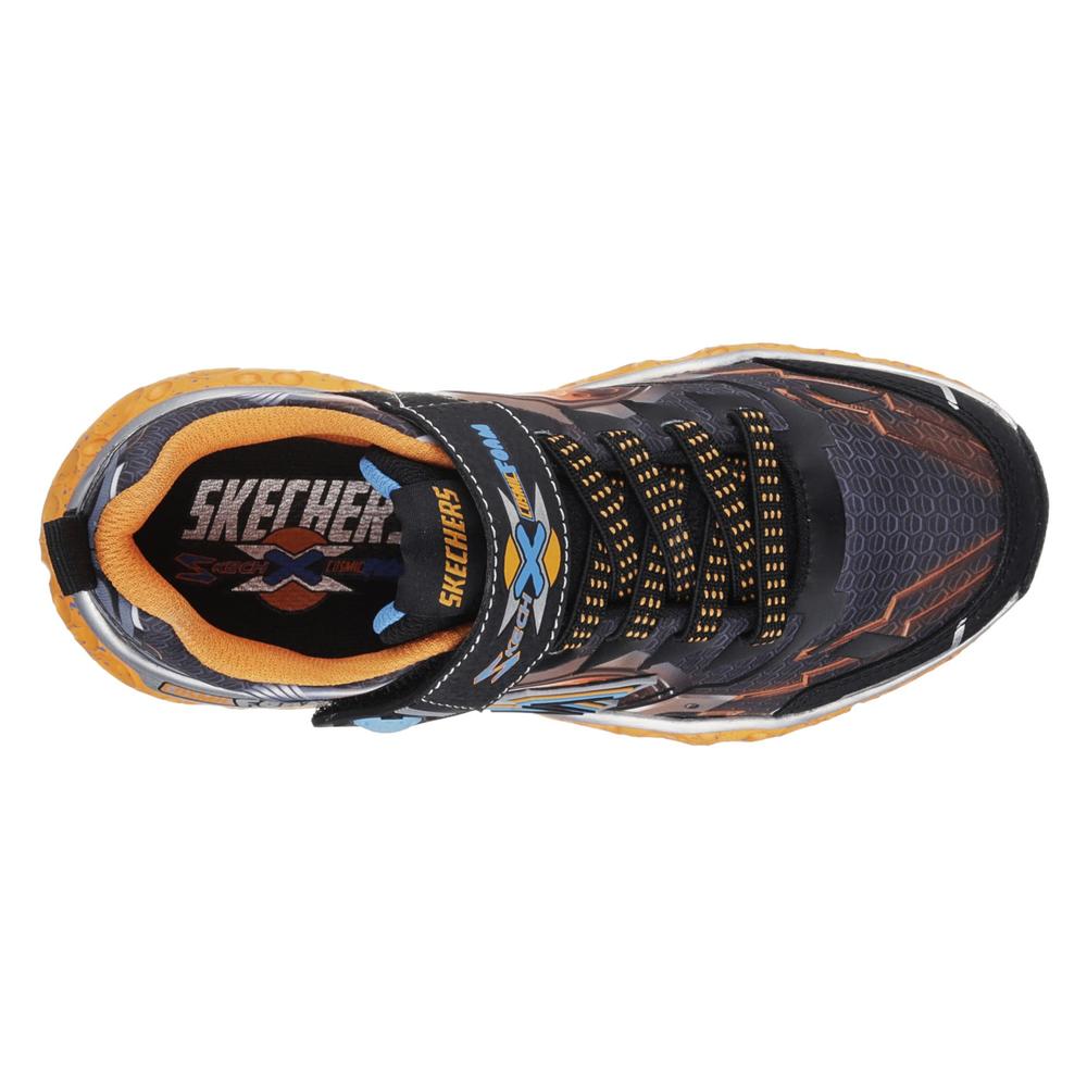 Skechers Boys' Skech X Cosmic Foam Futurist Sneakers - Gray/Orange