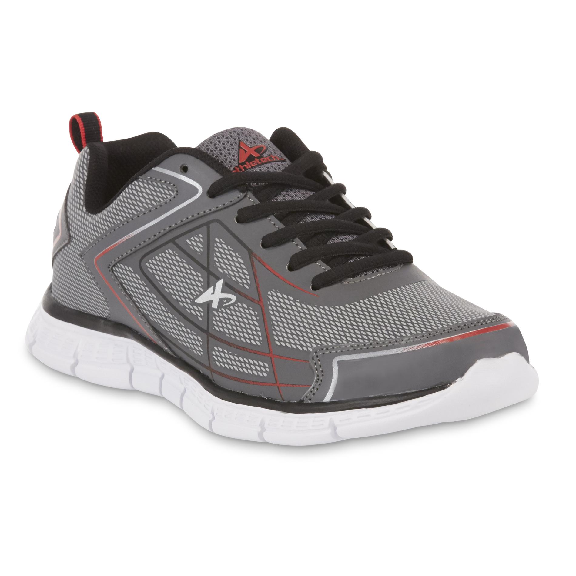 Athletech Men's Tribal Athletic Shoe - Gray/Red