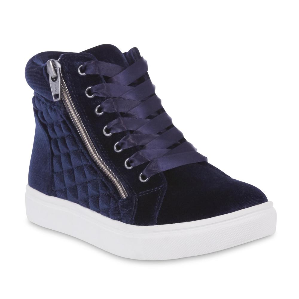 SM New York Girls' Jicara Blue High-Top Blue Sneaker