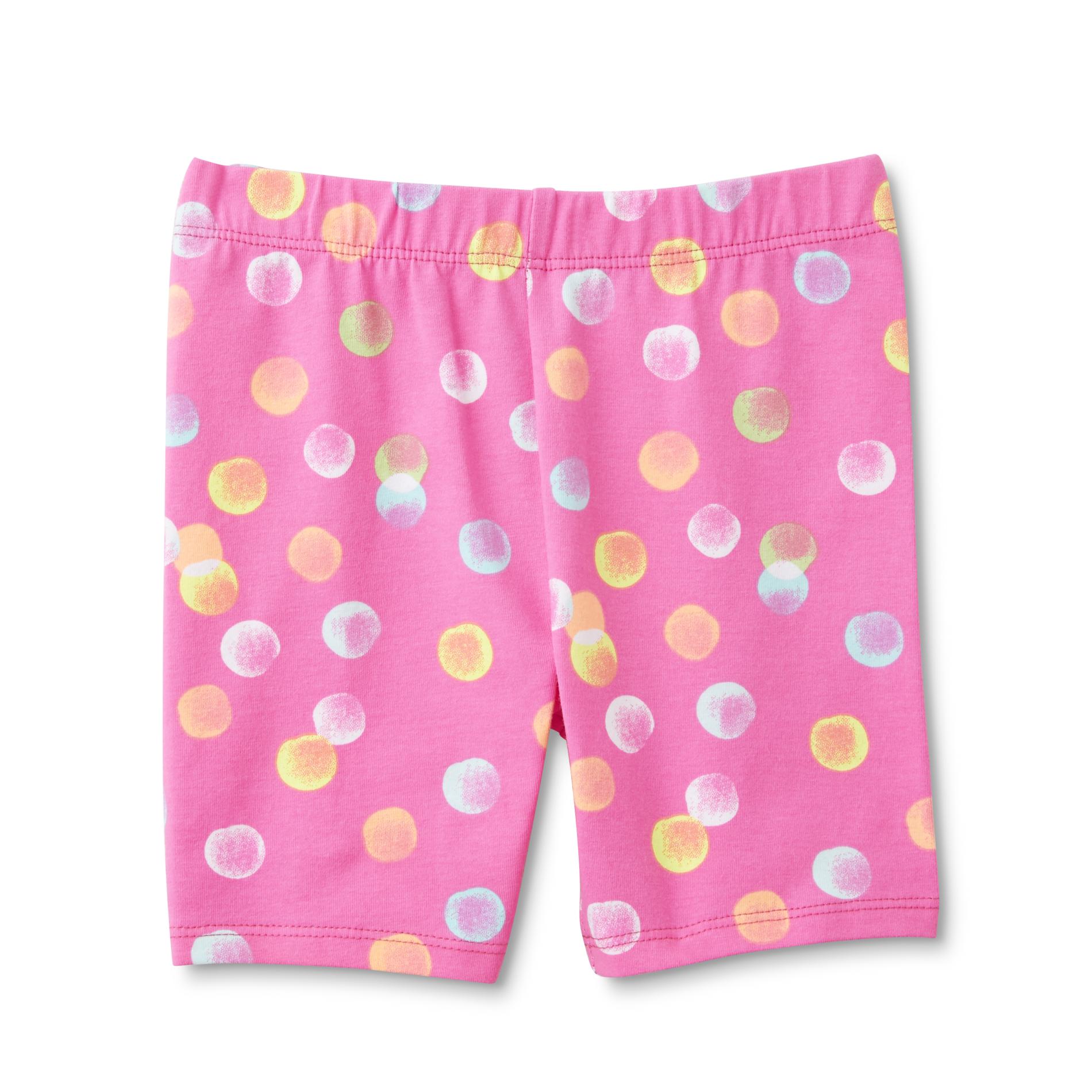 WonderKids Toddler and Infant Girl's Biker Shorts - Dots