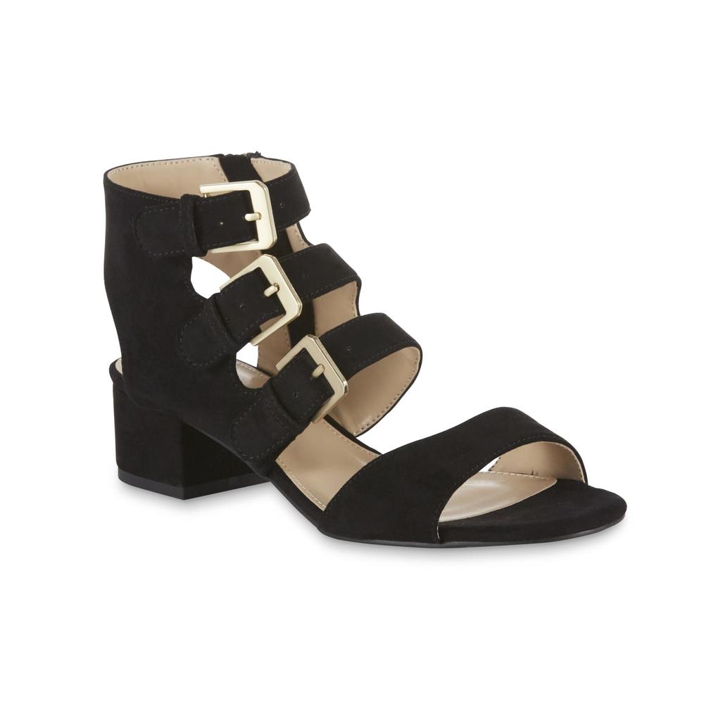 Simply Styled Women's Trinity Block Heel Sandal - Black