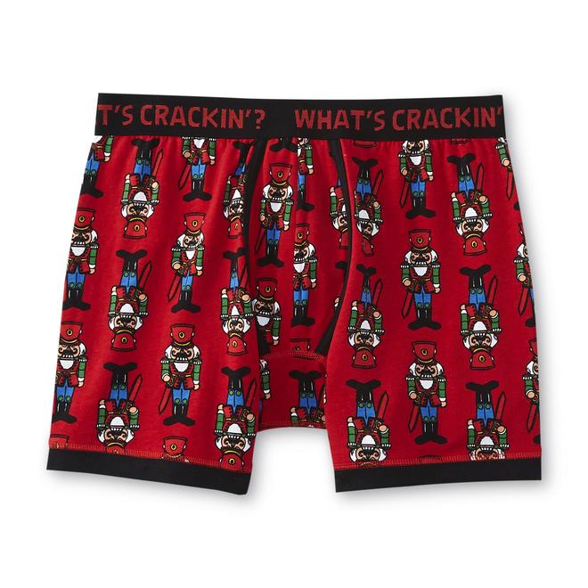 Joe Boxer Men's Christmas Boxer Briefs Nutcracker
