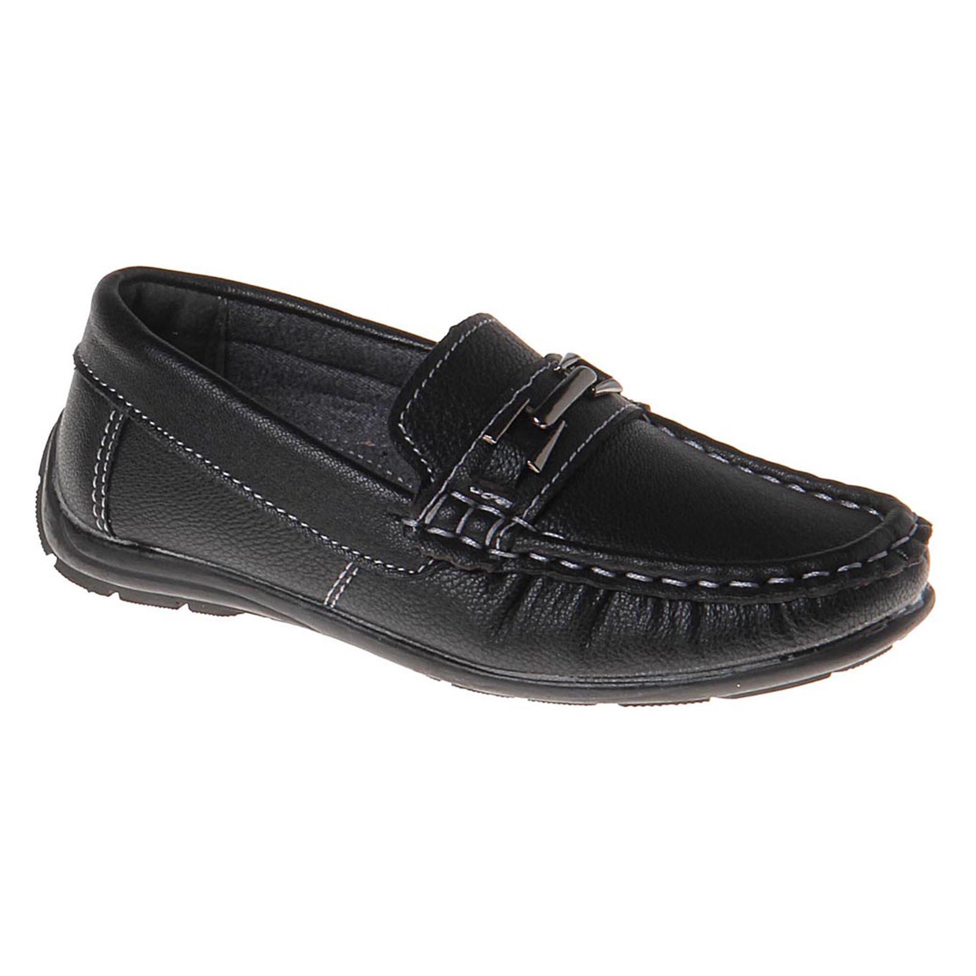 Josmo Boys' Embellished Loafer - Black