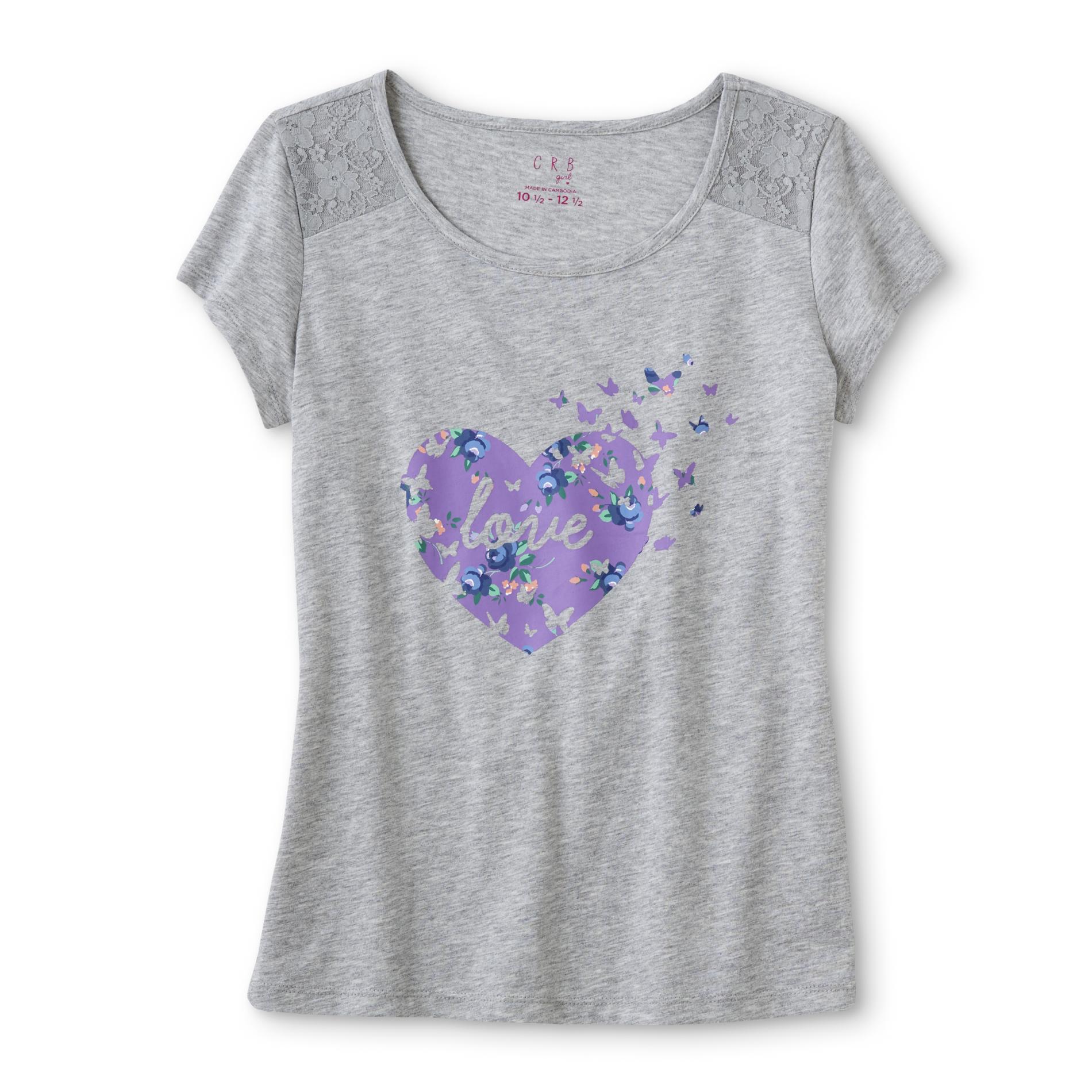 Canyon River Blues Girls' Plus Graphic T-Shirt - Love & Heart