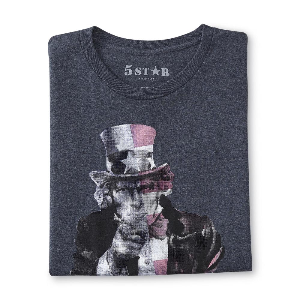 5Star Men's Graphic T-Shirt - Uncle Sam