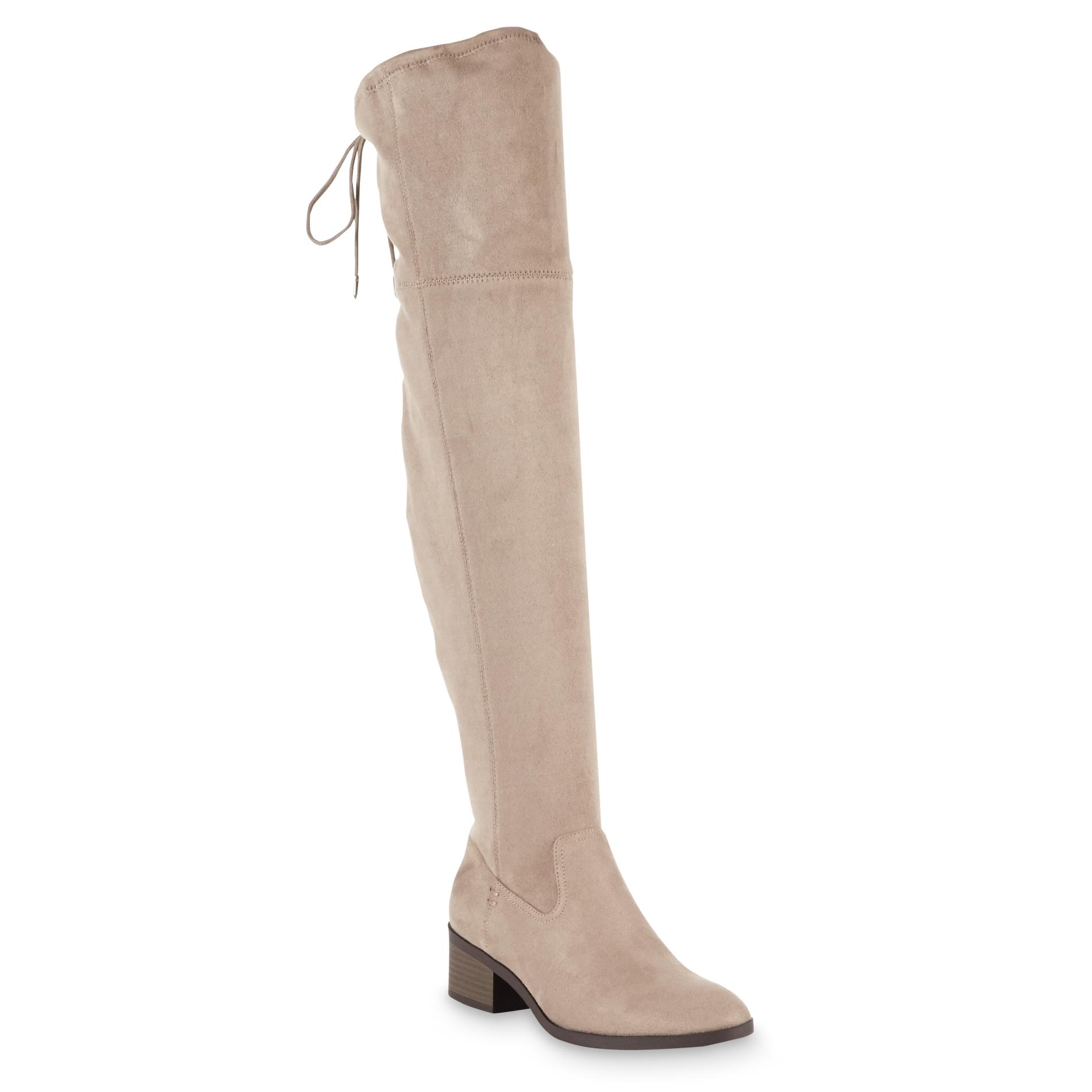 womens tan knee high boots
