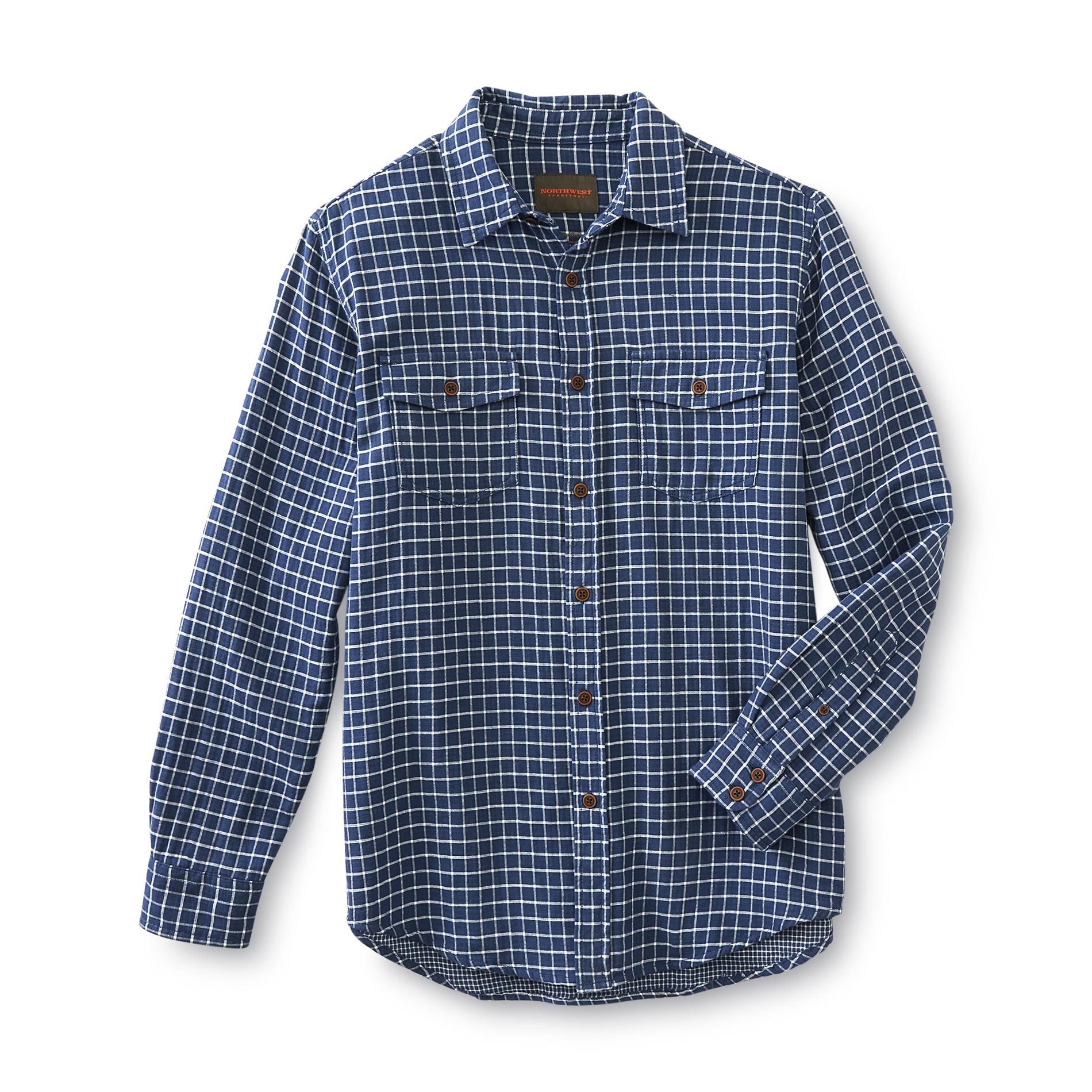 Northwest Territory Men's Double Weave Button-Front Shirt - Plaid