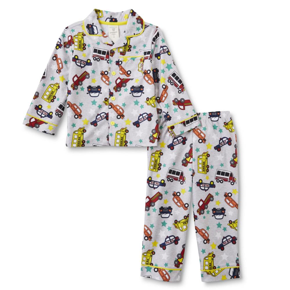 WonderKids Infant & Toddler Boys' Pajama Shirt & Pants - Cars