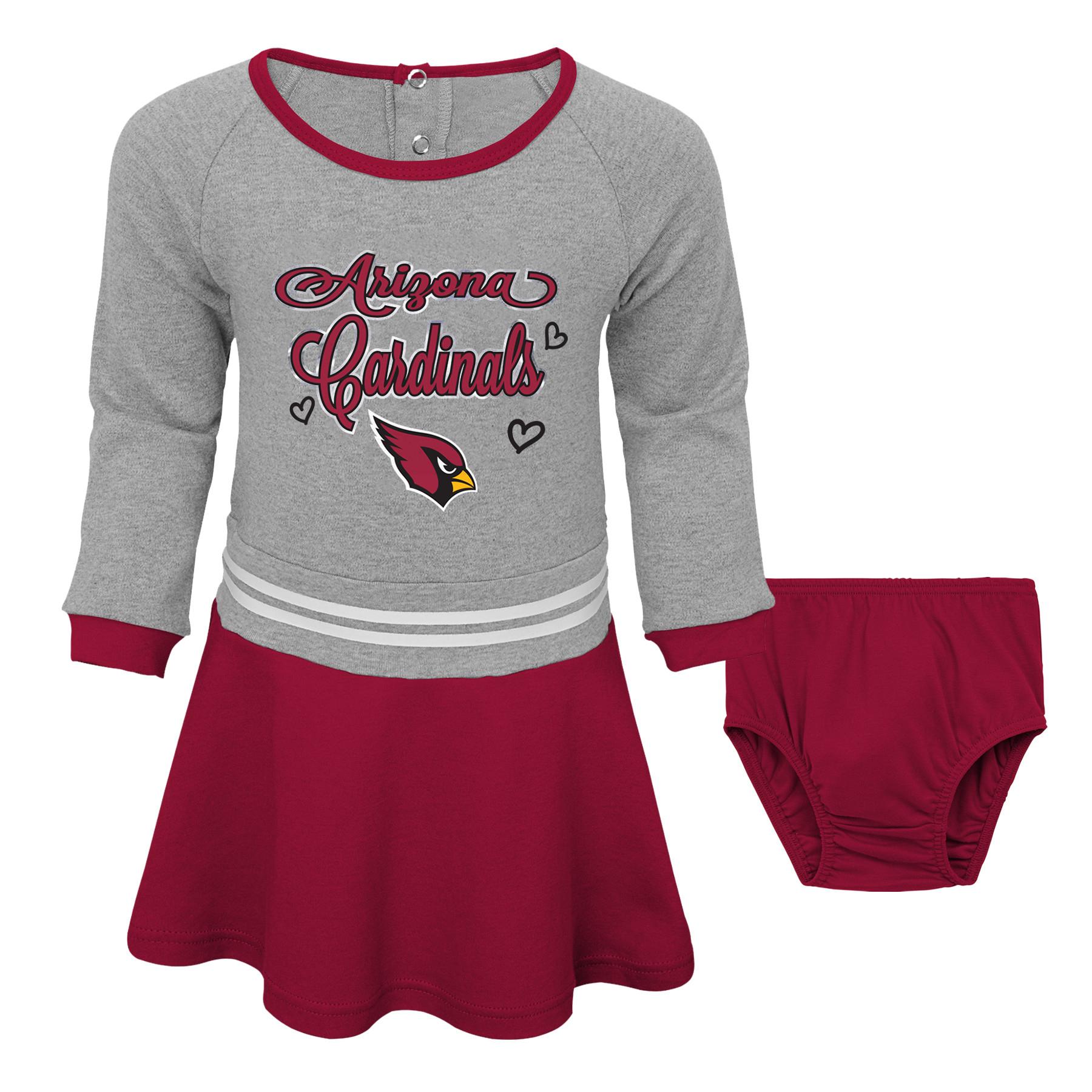 NFL Toddler Girls' Dress & Diaper Cover - Arizona Cardinals