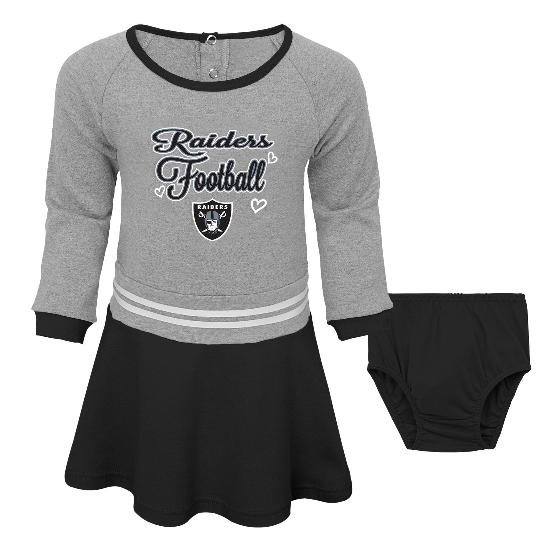 NFL Toddler Girls' Dress & Diaper Cover - Oakland Raiders