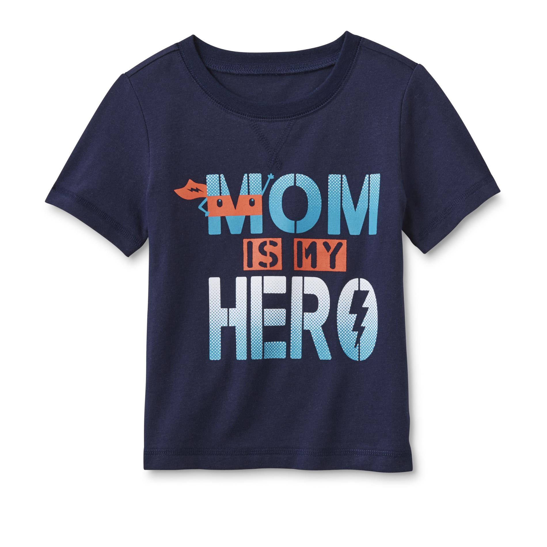 WonderKids Infant and Toddler Boys' Graphic T-Shirt - Mom is My Hero