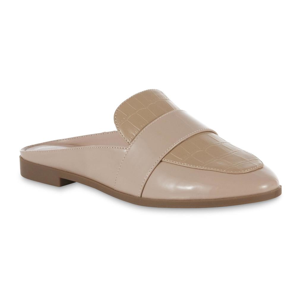 Jaclyn Smith Women's Adriana Taupe Loafer Mule