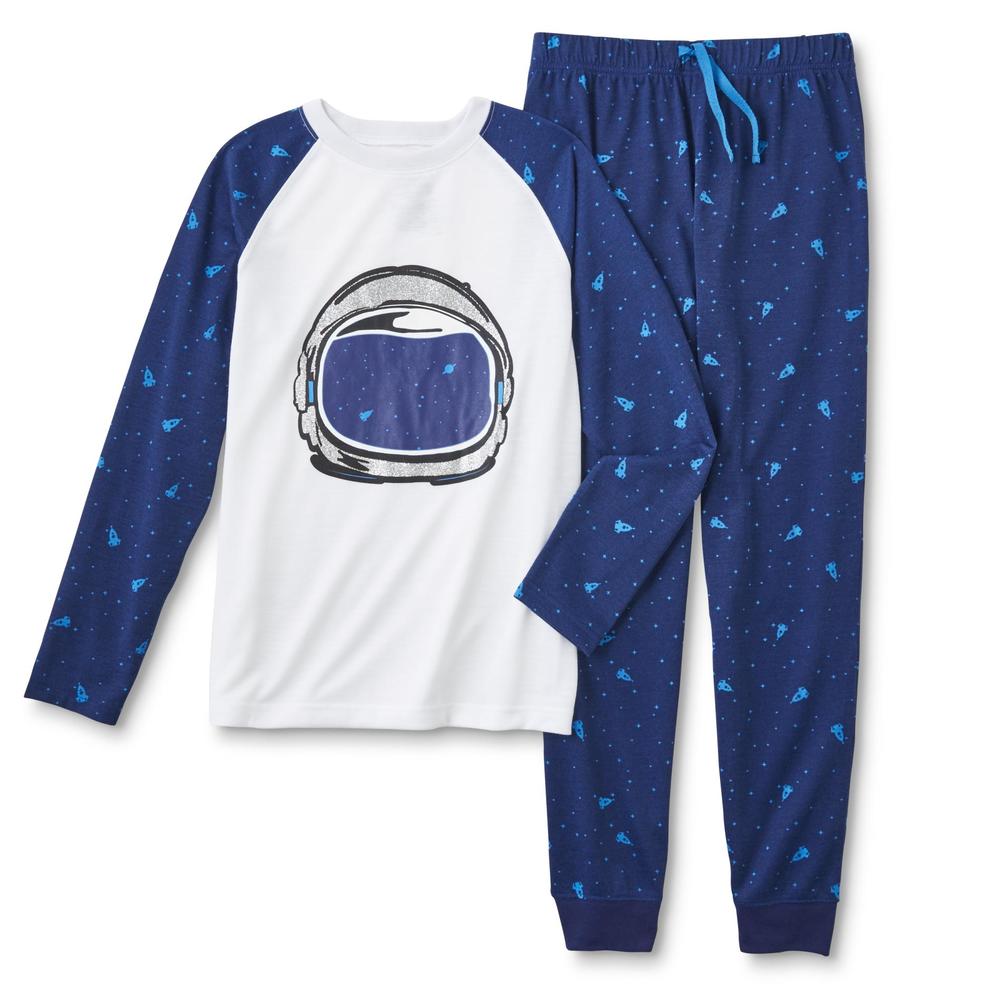 Joe Boxer Boys' Pajama Shirt & Pants - Space