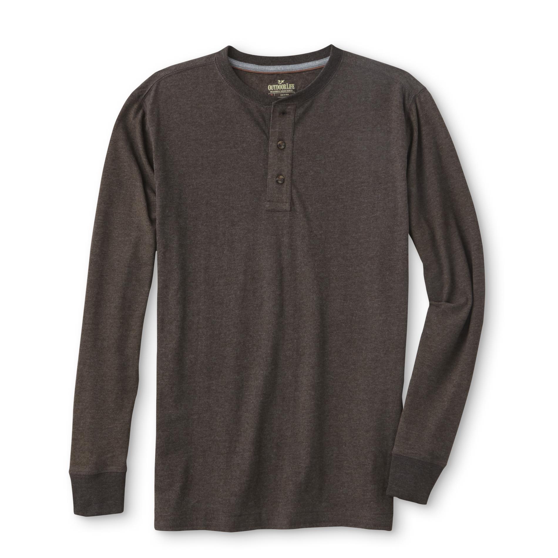 Outdoor Life® Men's Wilderness Sueded Henley Shirt Shop Your Way