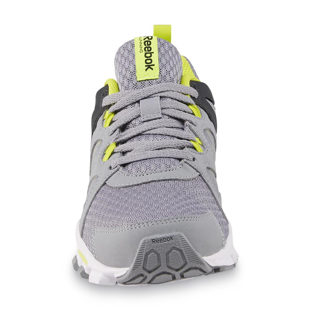 Reebok Women's Hexaffect Run Gray/Dark Gray/Yellow Running Shoe