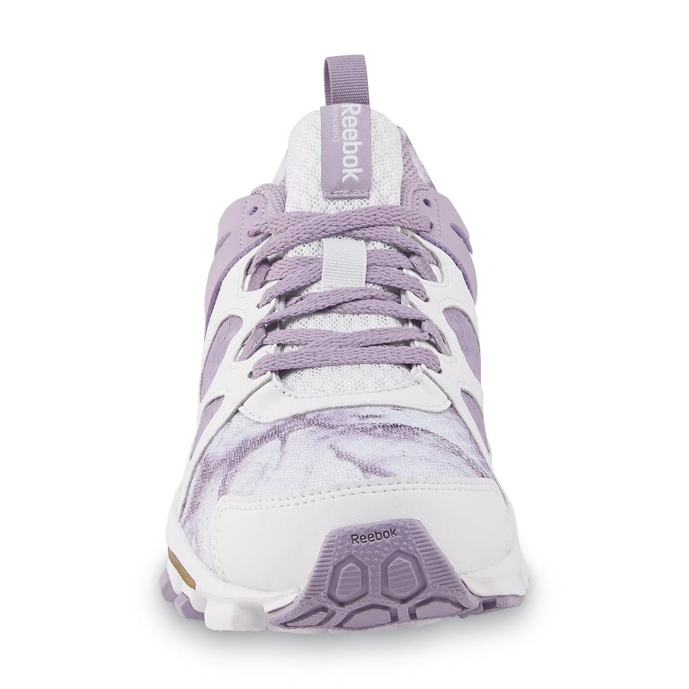 Reebok Women's Hexaffect Run Blue/Lavender/White/Tie-Dye Running Shoe