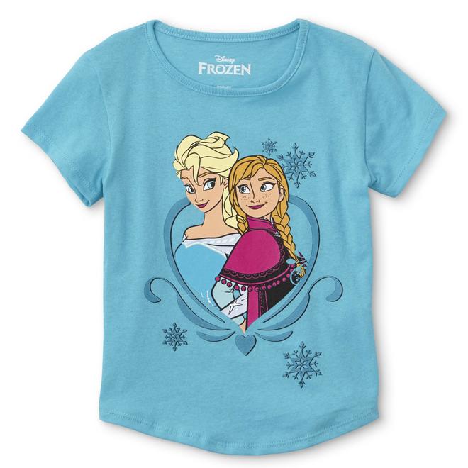 Disney Frozen Toddler Girls' Graphic TShirt Elsa & Anna
