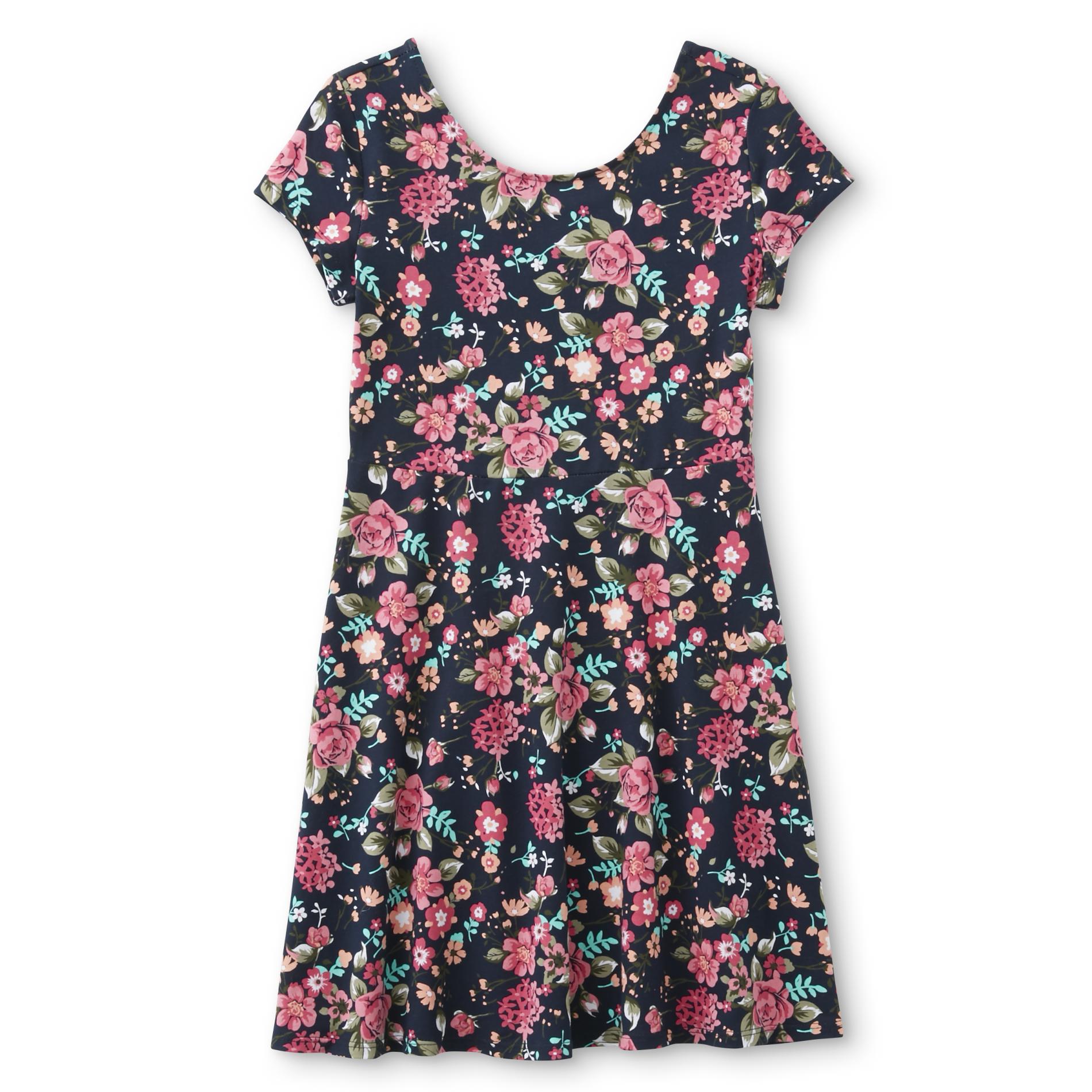 Simply Styled Girls' Skater Dress - Floral