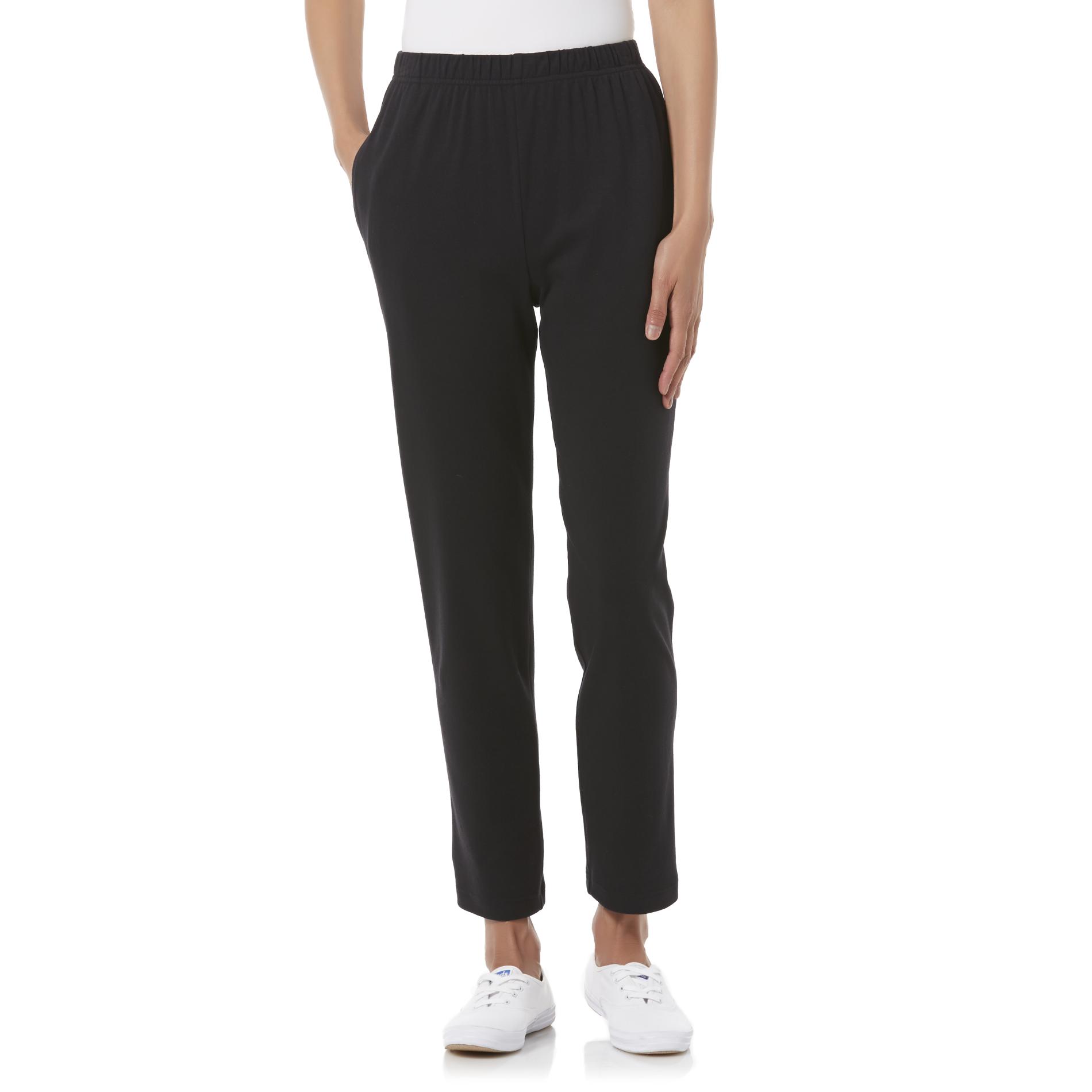 Basic Editions Women's Knit Pants