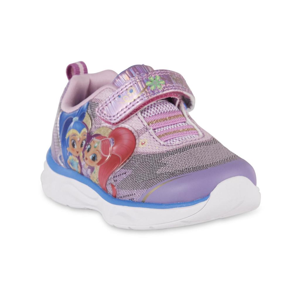 Nickelodeon Toddler Girls' Shimmer & Shine Silver Light-Up Athletic Shoe