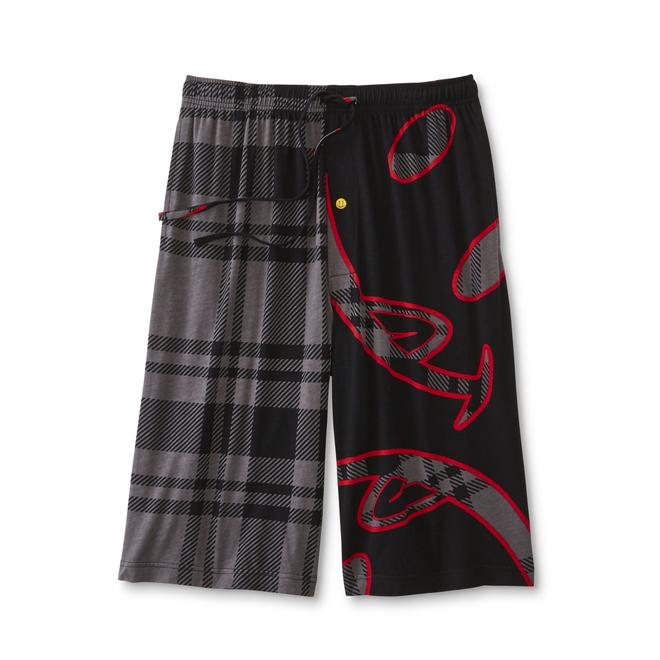 Joe Boxer Men's Pajama Shorts Plaid Licky