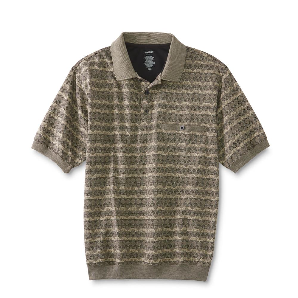 David Taylor Collection Men's Polo Shirt - Geometric