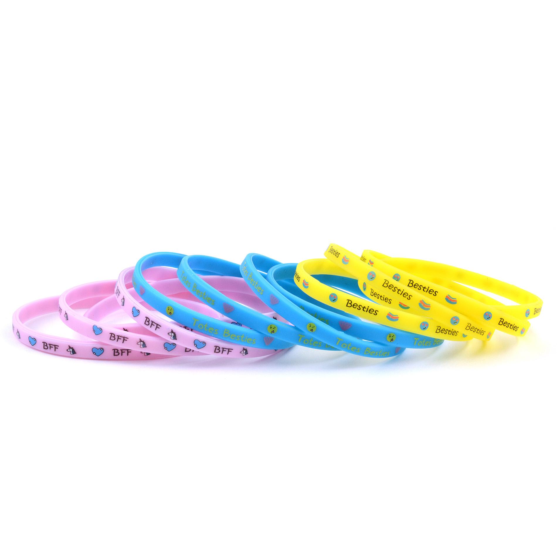 Piper Girls' 12-Pack Friendship Bracelets, Multi color Piper Girls' 12-Pack Friendship Bracelets, Multi color