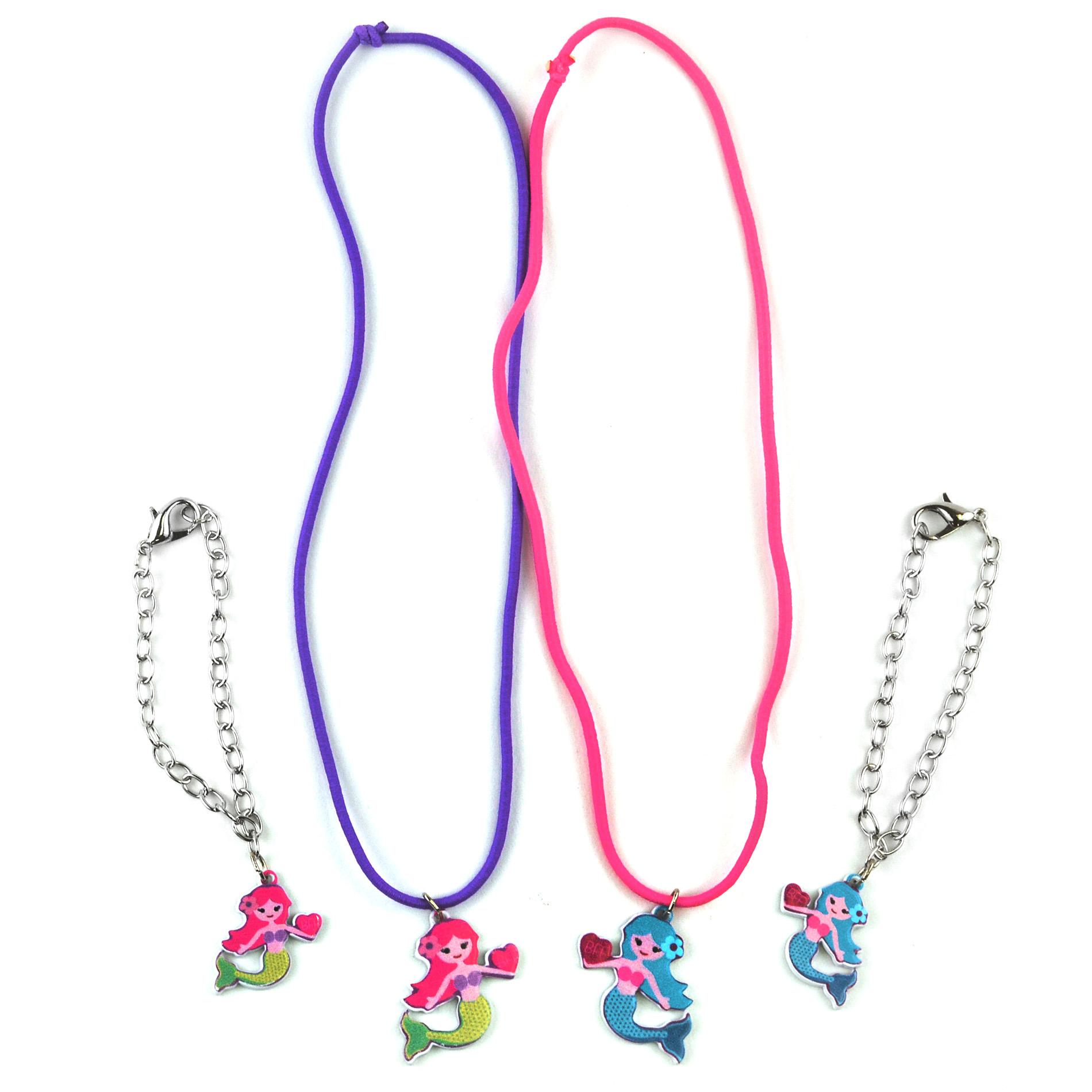 Piper Girls' 2 Necklaces & 2 Bracelets - Mermaid Piper Girls' 2 Necklaces & 2 Bracelets - Mermaid