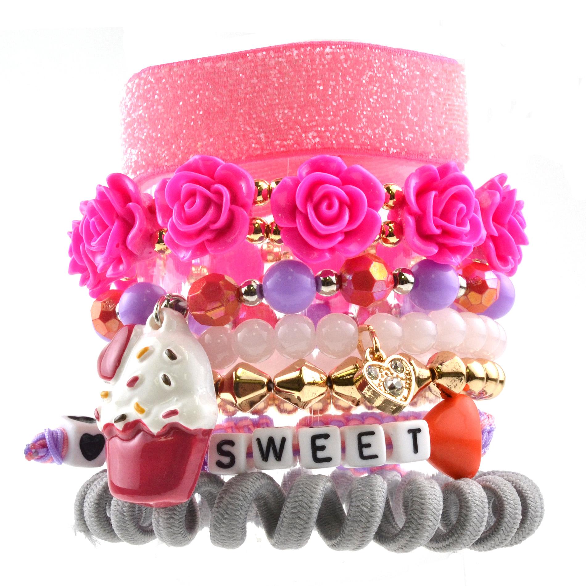 Piper Girls' Hair Band & Bracelet Set - Sweet Piper Girls' Hair Band & Bracelet Set - Sweet