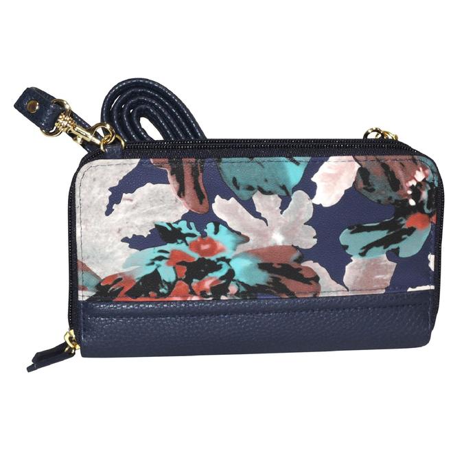 Buxton Women's Ultimate Organizer Crossbody Wallet Floral