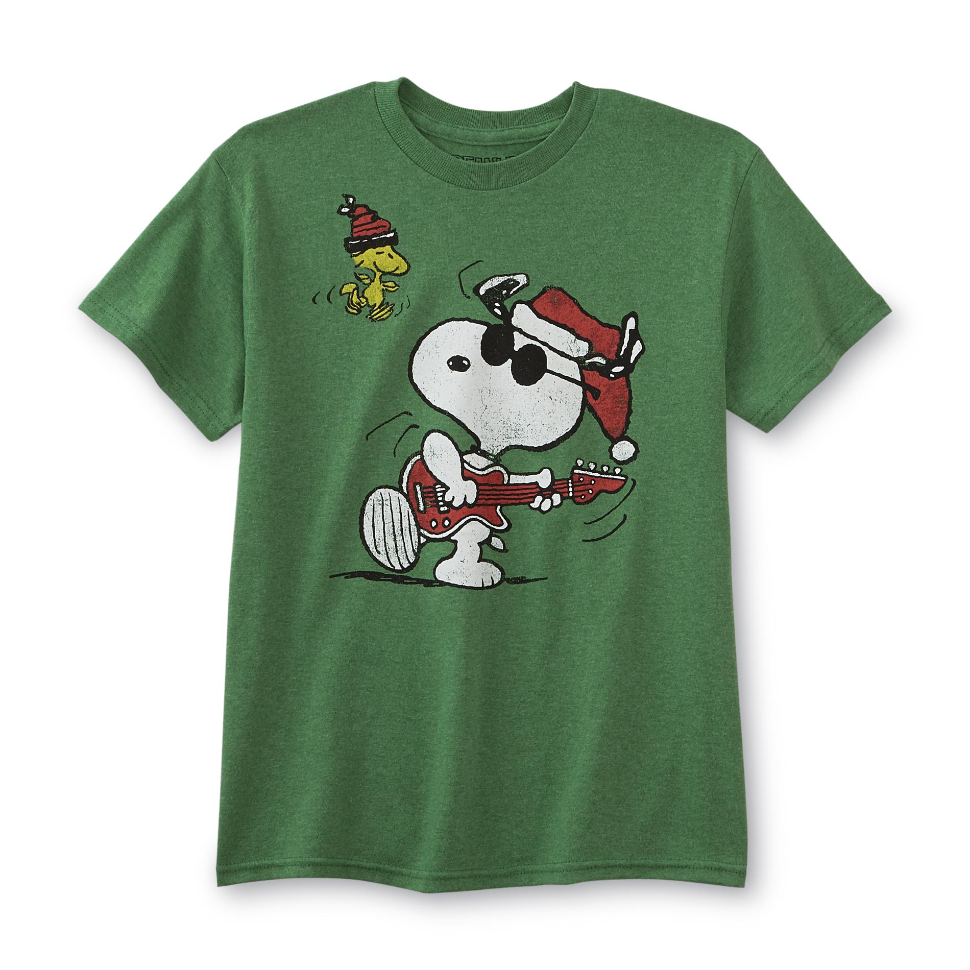 Peanuts By Schulz Snoopy Christmas Boy's Graphic T-Shirt