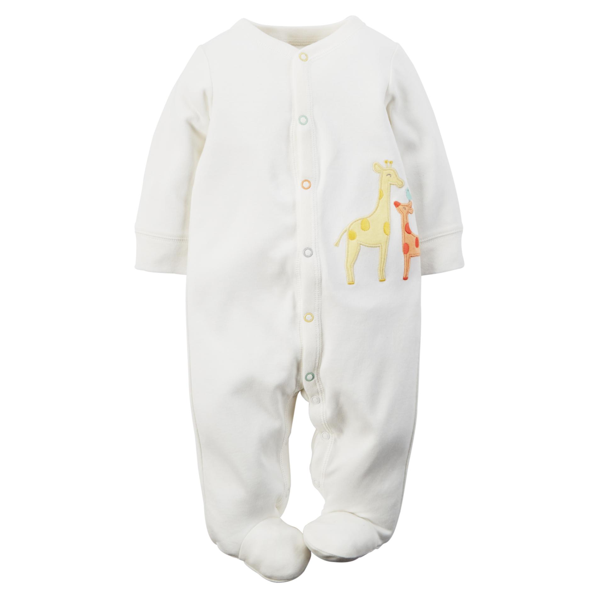 Carter's Newborn Footed Pajamas - Giraffe