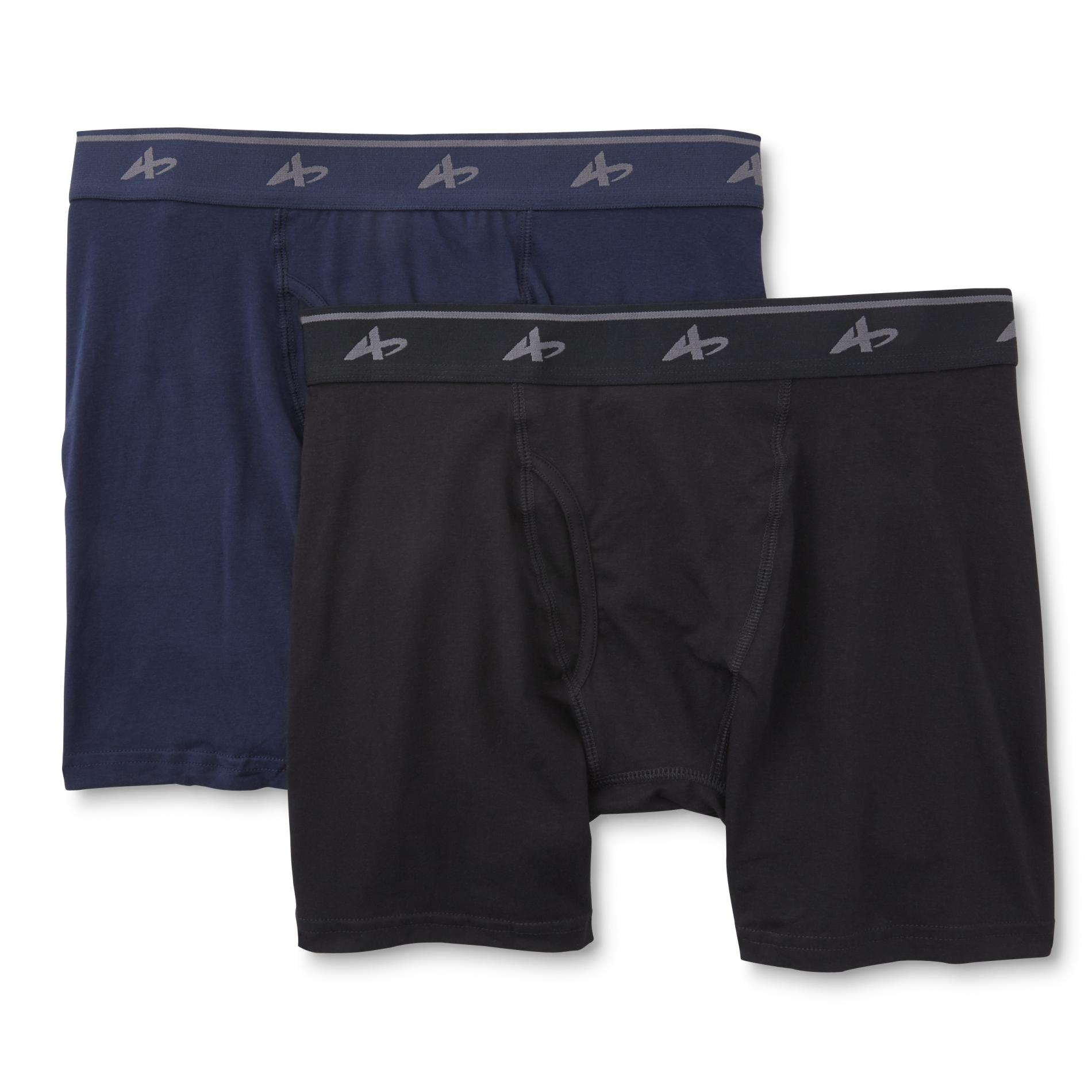 Athletech Men's 2-Pack Boxer Briefs, Size: Large, Grey Athletech Men's 2-Pack Boxer Briefs, Size: Large, Grey