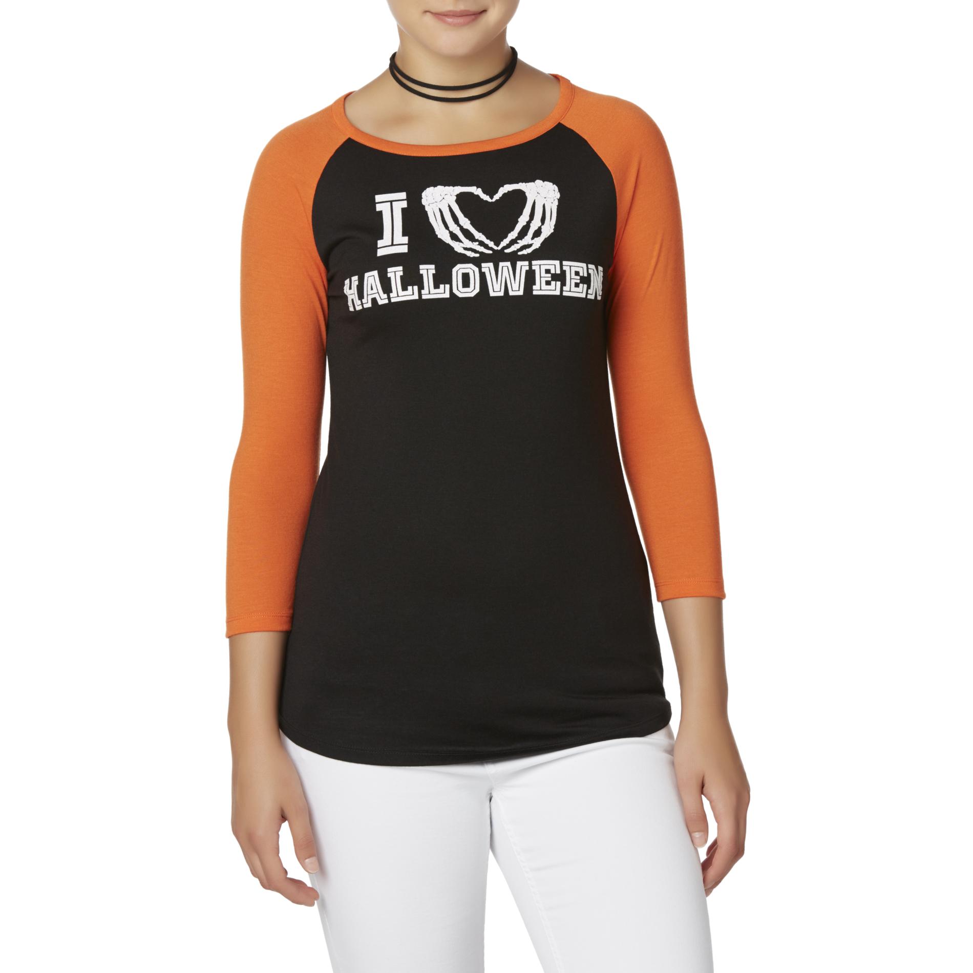 Joe Boxer Juniors' Halloween Graphic Shirt - Skull